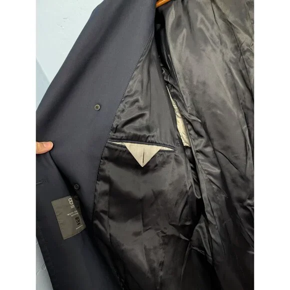 Banana Republic Heritage Collection XXL Navy Water Repellent Officer Coat Winter